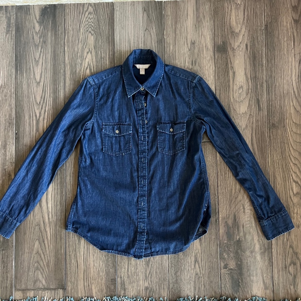 Denim Button Down Shirt